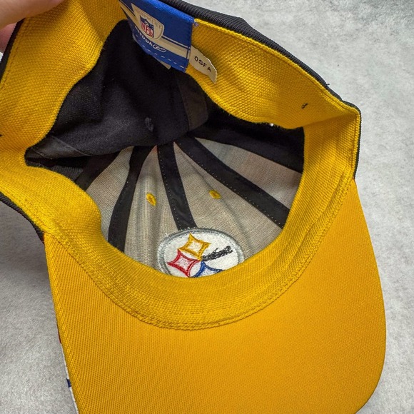 Pittsburgh‎ Steelers Hat Cap Strap Back NFL Football Mens One Size Reebok - Picture 6 of 7